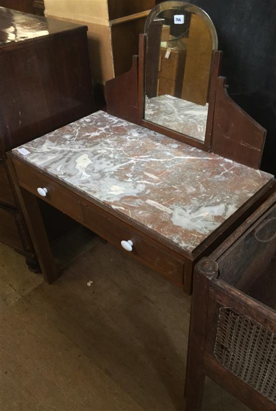 Deco marble dressing table